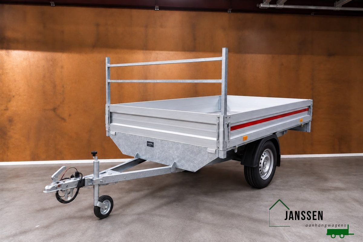 VDM plateauwagen 260x150 enkelas